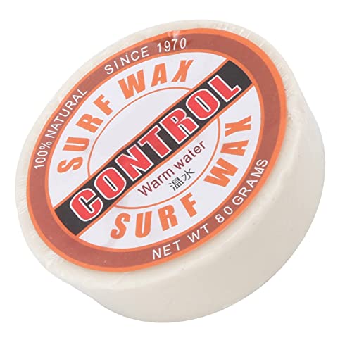 Changor Surfboard Cold Water Wax Portable Antislip Paraffin Surf Skateboard Wax for Skimboard Skateboard Surfing, 1 X 1 X Comb (Warm Water)