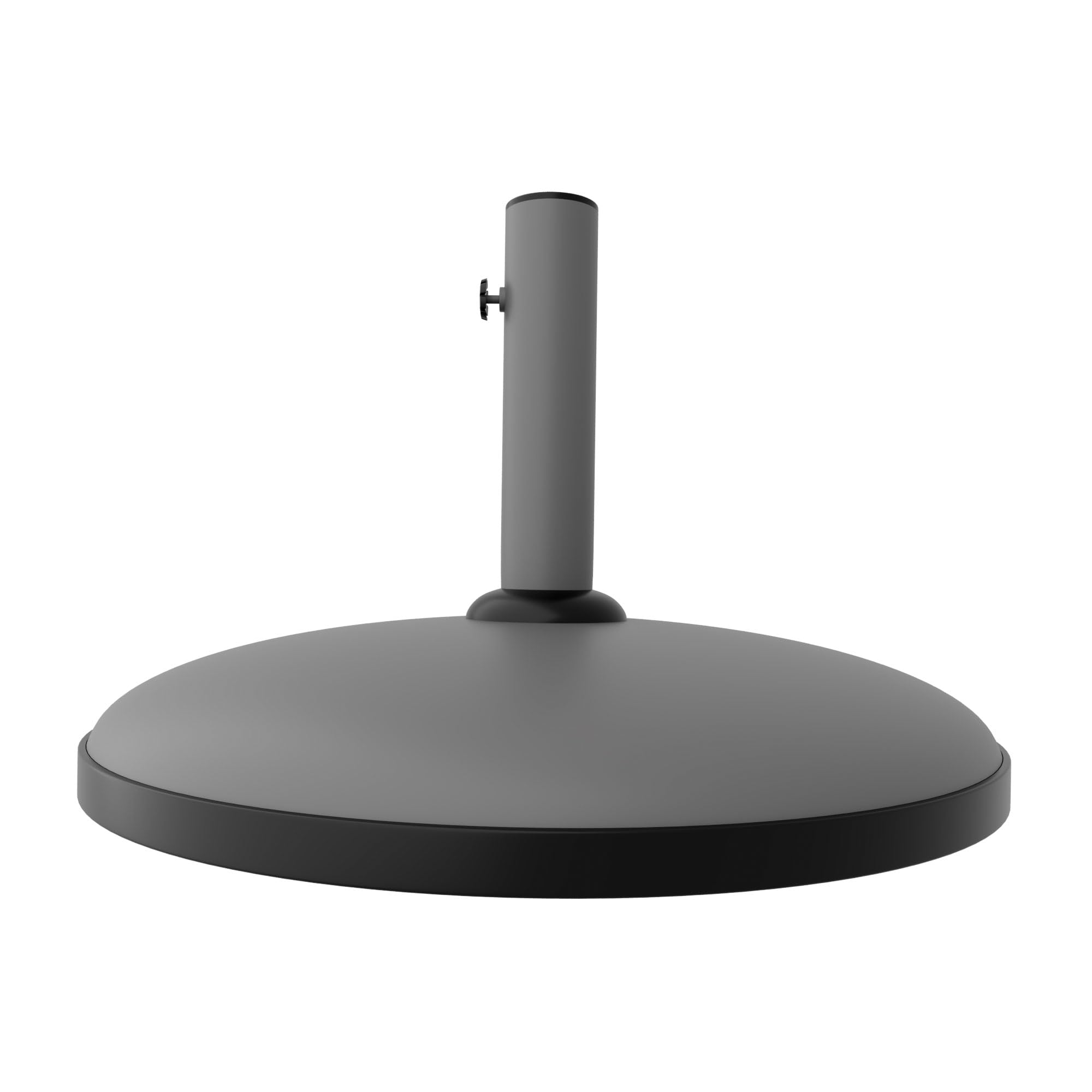 FRANKYSTAR Terra - Base per Ombrellone da Giardino Rotondo Ø45 cm Basamento da 15 kg per Ombrelloni in Cemento Grigio