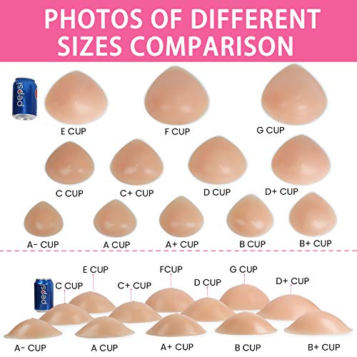 Vollence One Piece A+ Cup Triangle Silicone Breast Forms Mastectomy Prosthesis Bra Enhancer Inserts Concave Bra Pads #TOP4