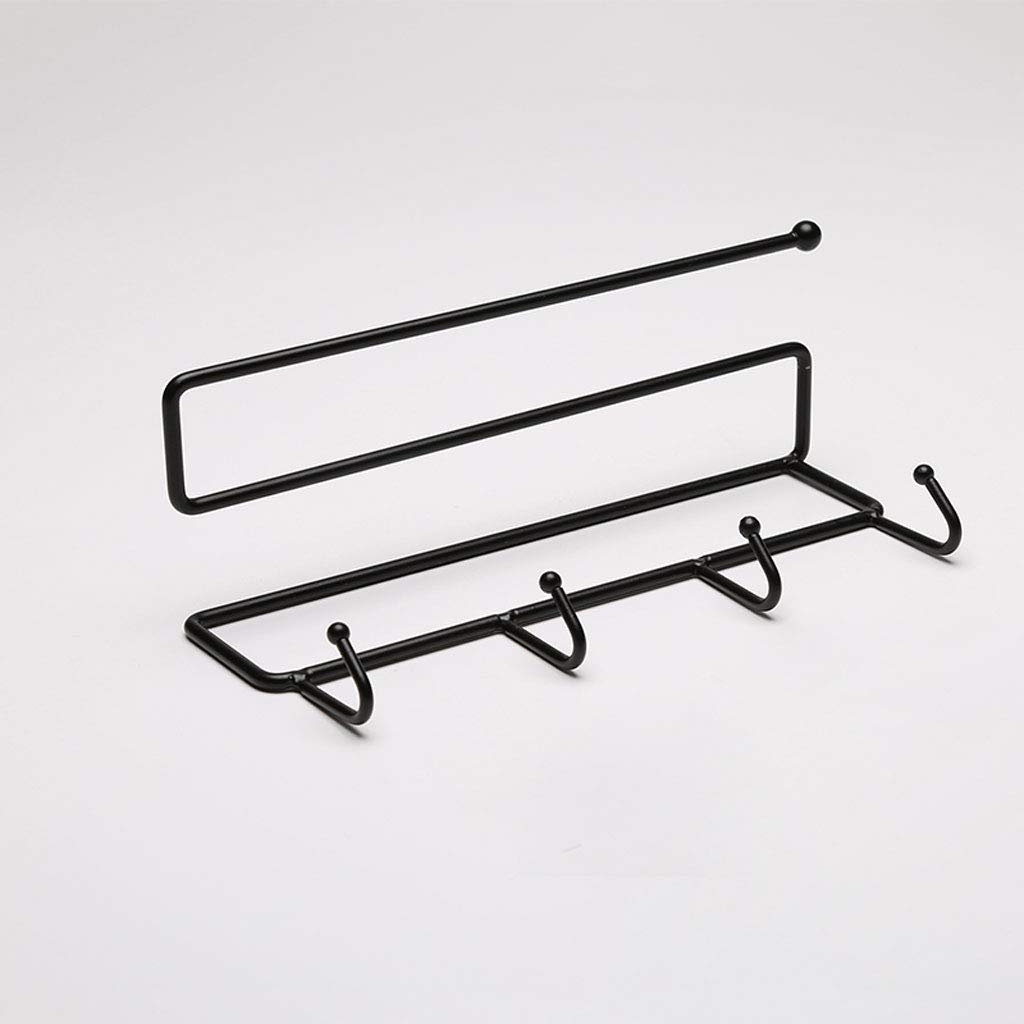 White Towel Rack Towel Rack Free Punching Rack Hanging Towel Bath Towel Bathroom Shelf Wall Mounted Wall Towel Bar Suction Cup Creative Towel Bar (Color : )