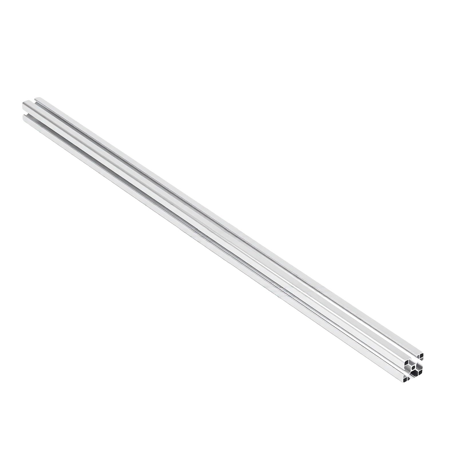 Marco de Perfil de Aluminio 4040, Diseño Ligero Blanco Plateado con Ranura en T para Maquinaria Industrial, Espesor de 1,5 Mm