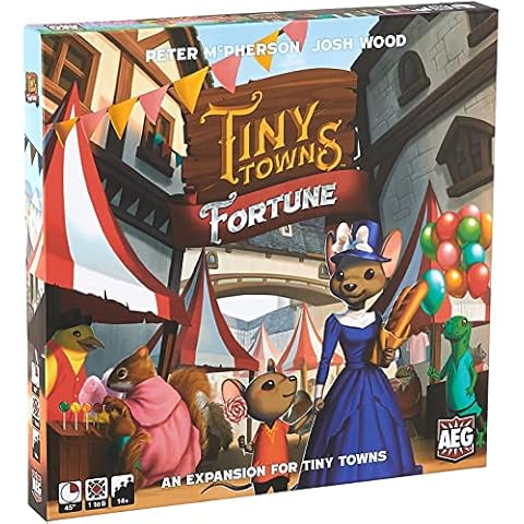 Alderac Entertainment ALD07072 Tiny Towns: Fortune Expansion Cover