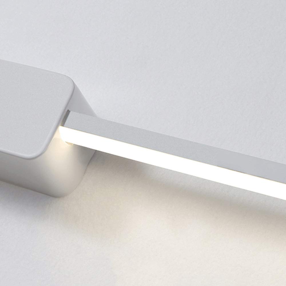 LED-Spiegellampe, Make-up-Beleuchtung, Warmweiß 3000 K, Spiegel-Frontleuchten, Badezimmer-Spiegellampe, Schrankleuchte, 9 W, Nicht dimmbar, Weiß 40 cm [Energieklasse A+++]