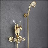 ▶ Grande flexibilité: une douche à main améliore la flexibilité et l'efficacité, parfaite pour rincer ou laver les êtres chers et les animaux de compagnie ou garder votre baignoire propre