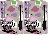CLIPPER - Infusion Bio Détox - Saveur Fruits Rouges - 20 Sachets d'Infusion Bio - 2 paquet