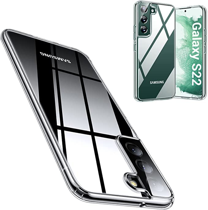TORRAS Samsung Galaxy S22 Crystal Clear Case & Clear Diamond Case