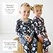 Little Sleepies Two-Piece Pajama Set for Boys & Girls, Soft Viscose from Bamboo Toddler Pajamas for Kids, Family Matching PJs, Blue To the Moon & Back, 2T