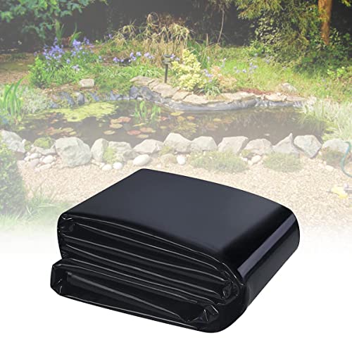 Revêtement de bassin 1x2m 2x4m 3x6m 5x18m 7x10m 9x15m 12x12m, HDPE 0.2MM d'épaisseur, Bâche de bassin pour koï ou poissons, Liner Pour Bassin De Jardin ( Color : 0.2MM Thick , Size : 7x12m (23x39ft) )