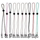 Materialeigenschaften: Das Lanyard besteht aus hochwertigem, umweltfreundlichem Polypropylenmaterial, das weich, bequem und fest ist. Der Haken besteht aus hochwertigem Edelstahl, ist rostfrei und wasserdicht und kann lange verwendet werden.