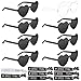 Produktbild NMBCH Bride Herz Brille, 8 Herz Sonnenbrille Randlose Sonnenbrille, JGA Partybrillen Set, Herzförmige Brille Set für Hochzeit Geburtstag Party (Durchscheinend, Schwarz)