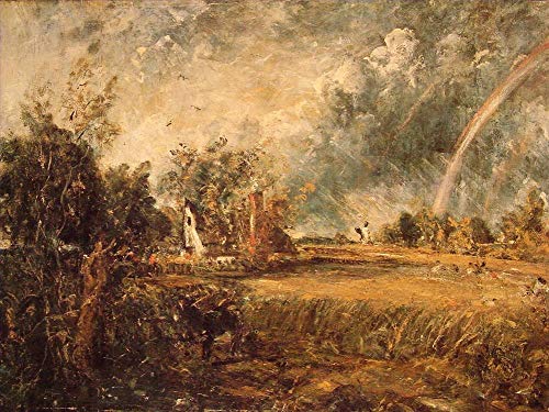 Peinture paysage anglais Constable pour décorer un salon romantique chaleureux