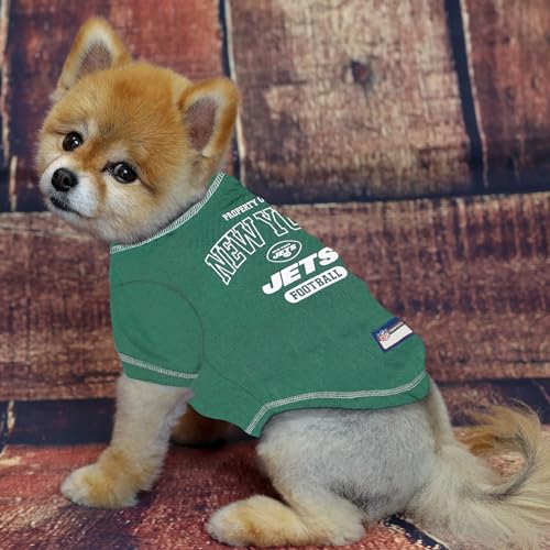 Image of Pets First York Jets T-Shirt, Small