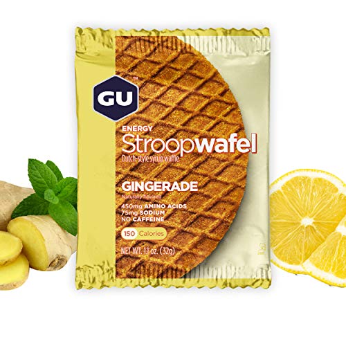 Gu Energy Stroopwafel Sports Nutrition Waffle, 16-Count, Gingerade #TOP23