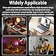Mischpult, Gaming Audio Mixer Gaming Sachen RGB Soundkarte Audio-Interface mit Bluetooth Stimmverzerrer Funktion für PC/Phone/Gamer Creators/Live/YouTube/Individuelle Steuerung/Podcast