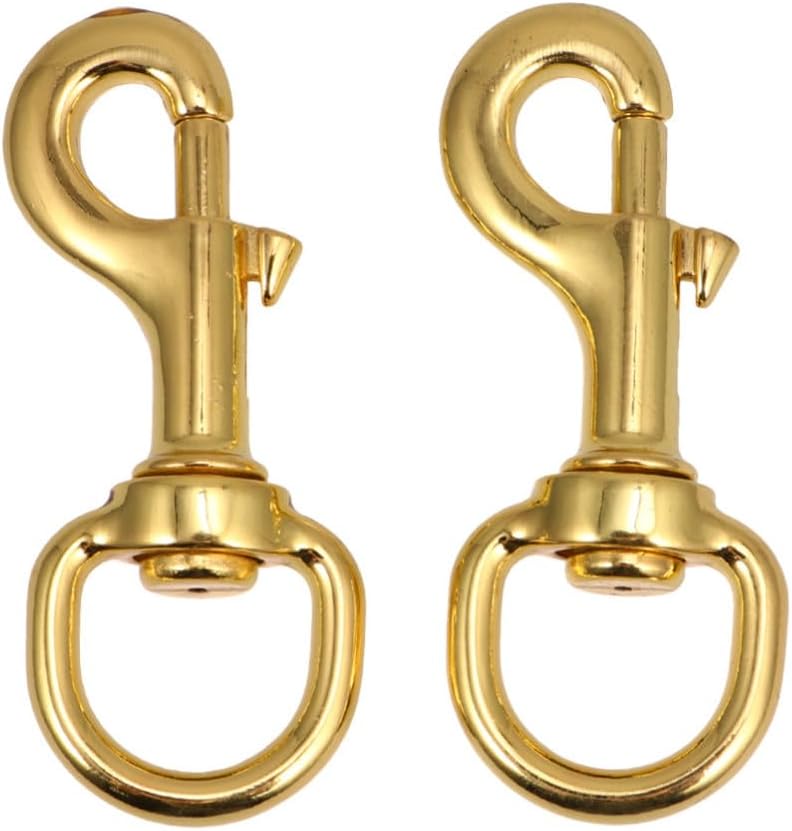 Amazon.com: 2pcs Collar Spring Hook with Swivel Joint, Traction Rope ...