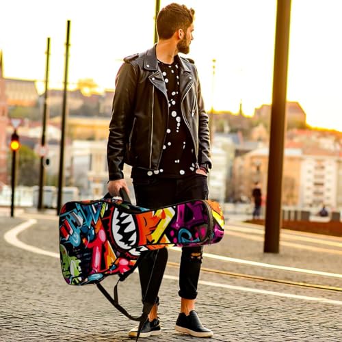 JRHEJTFZ Housse pour guitare acoustique de 1,9 cm d’épaisseur – Imperméable – Durable et élégant – Imprimé gribouillage, Multicolore 5., 42.9×16.9×4.7 in, Motif imprimé tendance - Les Beatles, Paul McCartney, John Lennon, RIngo Starr, George Harrison JRHEJTFZ Housse pour guitare acoustique de 1,9 cm d'épaisseur - Imperméable - Durable et élégant - Imprimé gribouillage, Multicolore 5., 42.9x16.9x4.7 in, Motif imprimé tendance – Image 7