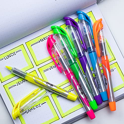 Pentel 24/7 Chisel Tip Liquid Highlighter, Pink Ink, Box Of 12 (Sl12-P) #TOP7