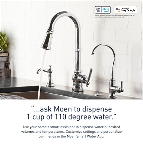 Moen S72003Evsrs Paterson Smart Touchless Pull Down Sprayer Kitchen Faucet With Voice Control And Power Boost, Spot Resist Stainless #TOP6