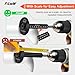 FiLwW Inside Pipe Cutter,6 pcs Saw Tooth Blades with 3 Inch Scale 1/4