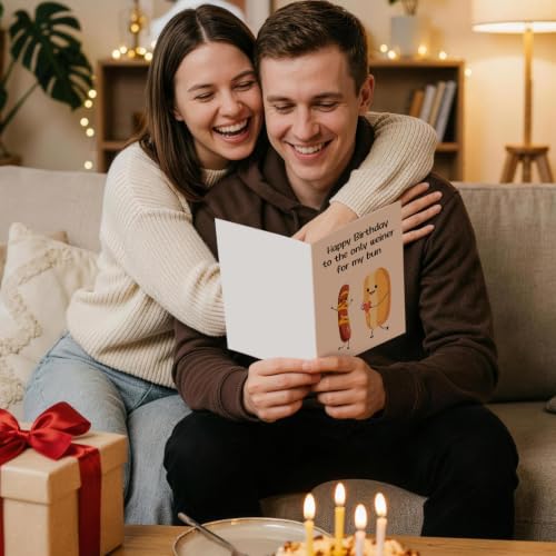 Birthday Cards for Men Husband Boyfriend, Funny Birthday Gifts for Men Who Have Everything, Romantic Couples Gifts for Boyfriend Husband Mens Gift Ideas, Greeting Cards, Unique Gift for Him — view 2