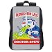 Produktbild Mülleimer Lads Doctor Spew Doctor Who Rucksack Daypack Bookbag Laptop Schultasche mit USB-Ladeanschluss