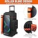 Speaker Case Compatible with JBL PartyBox 320,Portable Speaker Dust Cover Storage Bag Fits for JBL PartyBox 310 for Outdoor Travel,Black+Orange,Cover Only