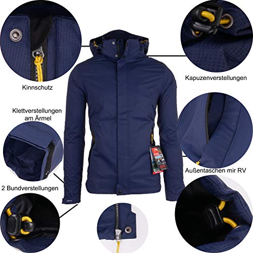 Killtec Xenios, Giacca Funzionale con Cappuccio