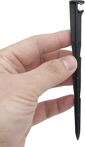 Miniatura 3 de 30 estacas de apoyo de goteo de riego de 14 de pulgada, manguera universal de tubería para jardines, flores, plantas, verduras