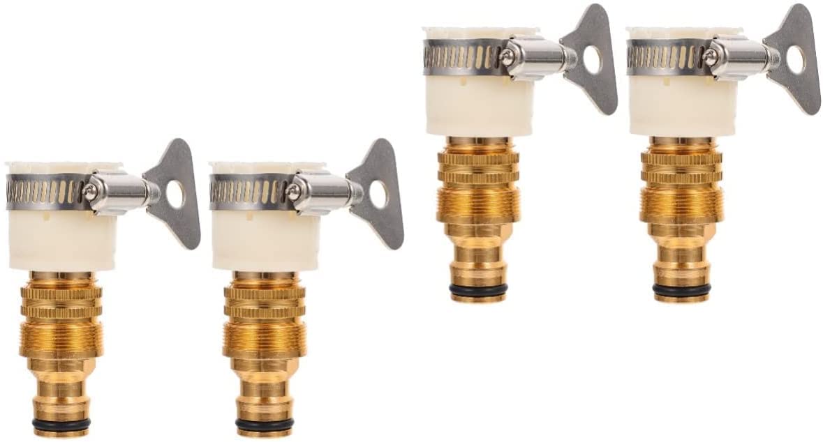 4 pezzi sistema di irrigazione a goccia deviatore rapido tubo non via acqua per connettore rubinetto cucina femmina raccordo lavello domestico collegare rubinetti da giardino raccordi per rubinetti