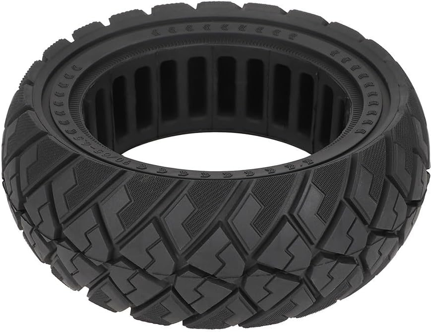 11Inch Scooter Rubber Tires, 90/65-6.5 Anti-Slip Off-Road Solid Tire, for Zero 11X Electric Scooter, Wear-Resistant Rubber Replacement Wheel with Good Grip and Off-Road Performance