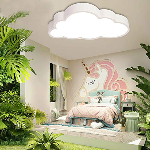SanBouSi 36W LED Deckenlampe Kinderzimmer Wolken Acryl-schirm Lampe Decke Deckenleuchte für Kinder Babyzimmer, Schlafzimmer, Wohnzimmer