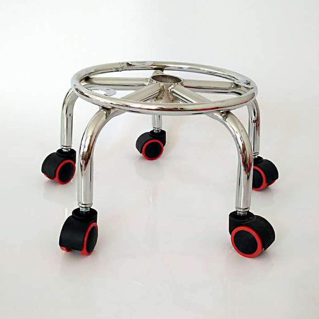 Sgabello girevole regolabile con ruote per manicure pedicure spa tatuaggio 5 colori altezza 32 cm