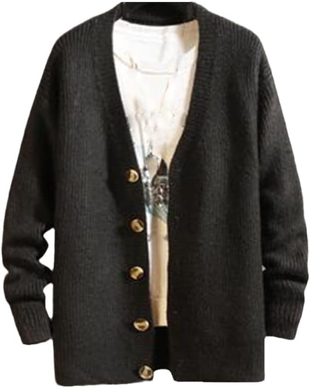Pure Color Cardigan Sweater Autumn Winter Youth Trend Knit Sweater Short Cardigan Warm Sweater Jacket