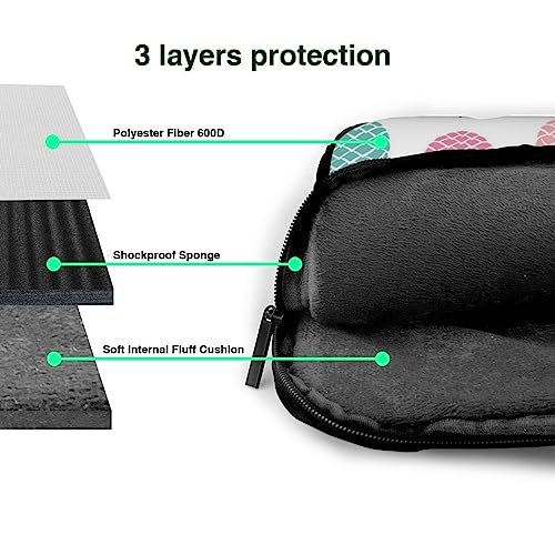 Sac ordinateur portable imprimé ananas avec sangle amovible