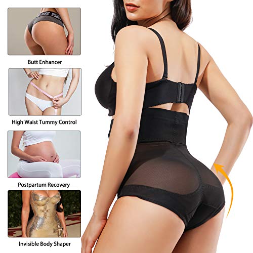 Yerkoad Shapewear For Women Waist Trainer Tummy Control Butt Lifter Panties Hi-Waist Shorts Stomach Body Shaper Cincher Girdles (Large, Black) #TOP5