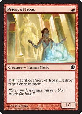 Magic The Gathering - Priest of Iroas (134/249) - Theros - Foil