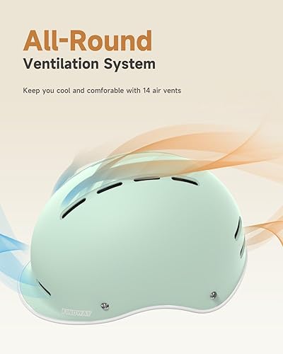 Miniatura 4 de Findway Casco de Bicicleta Pro para Adultos, Casco de Ciclismo Ajustable para Hombres y Mujeres [Certificado de Seguridad] Casco de Bicicleta
