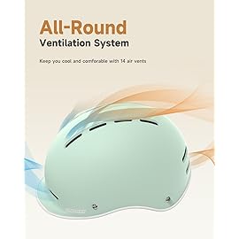 Findway Pro Bike Helmet for Adults,Adjustable Cycling Helmet for Men & Women [Safety Certified] Bicycle Helmet for Commuting, Road Biking, Skating with Adjustable Dial