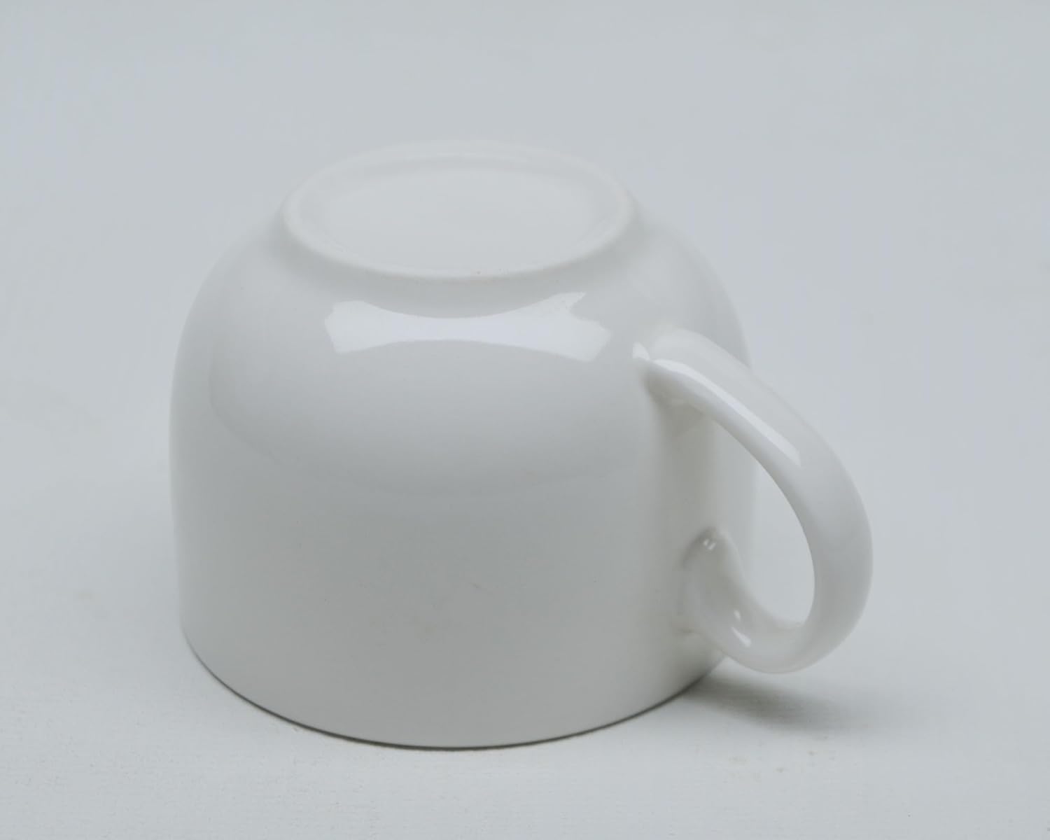 Liang baobao White Ceramic Espresso Cups Mugs 5oz Small Coffee Cups for Espresso, Cappuccino, Turkish Coffee - Dishwasher Safe, Classic Design for Home, Cafe & Gifts (4)