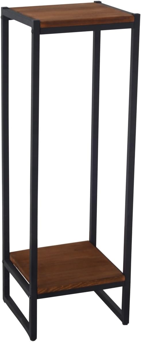 H&B LuxuriesIron & Wood Dismountable Plant Stand Wood Shelf Display Shelf IRWS1629h