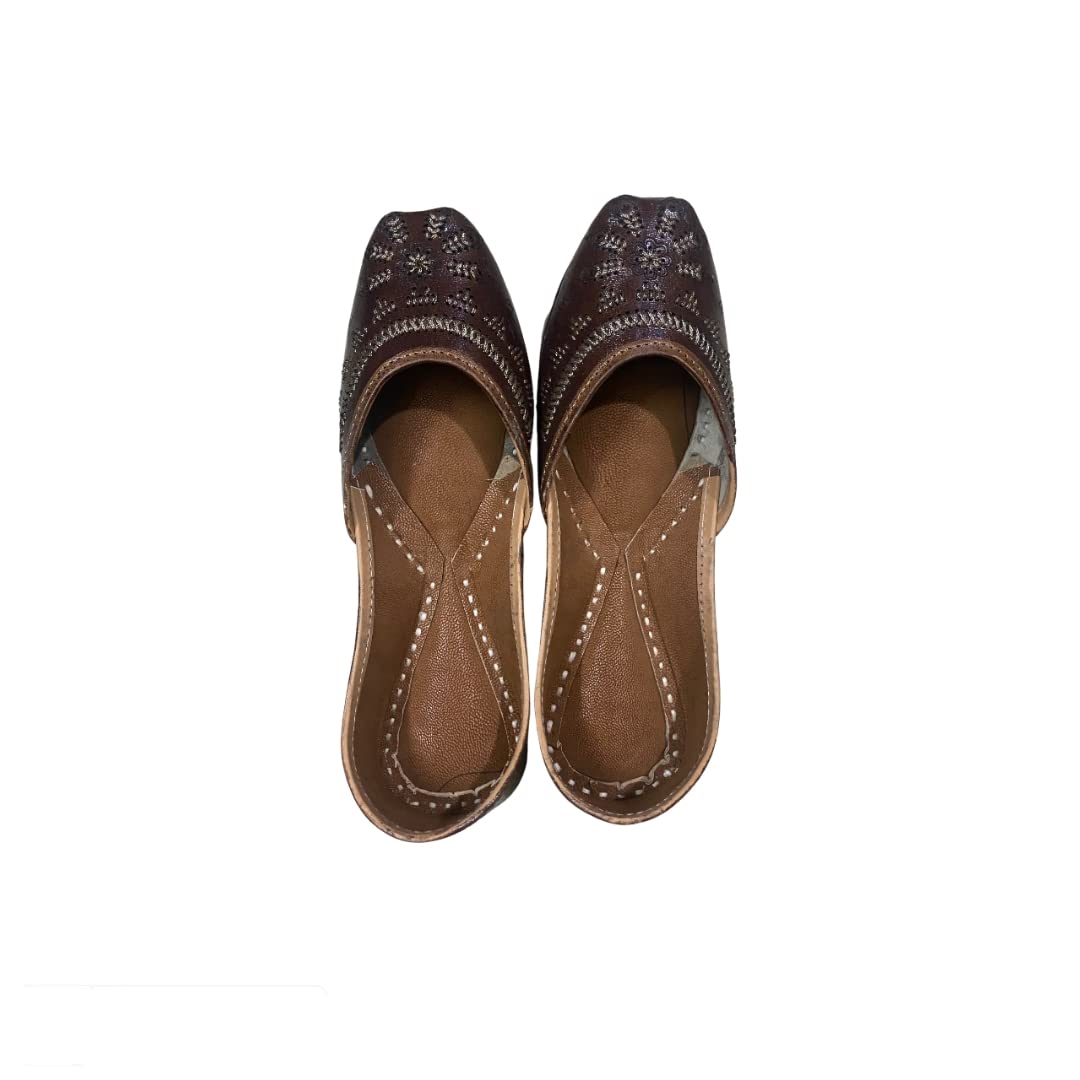 BM SHIKHA TRADERS women's Designer Punjabi Jutti for women and girls-image-29