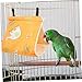 Hemoton Warm Bird Nest Hammock for Comfortable Cotton Hanging Bird House for Parakeets Lovebirds Cockatiels Snuggle Hut for Birdcages and