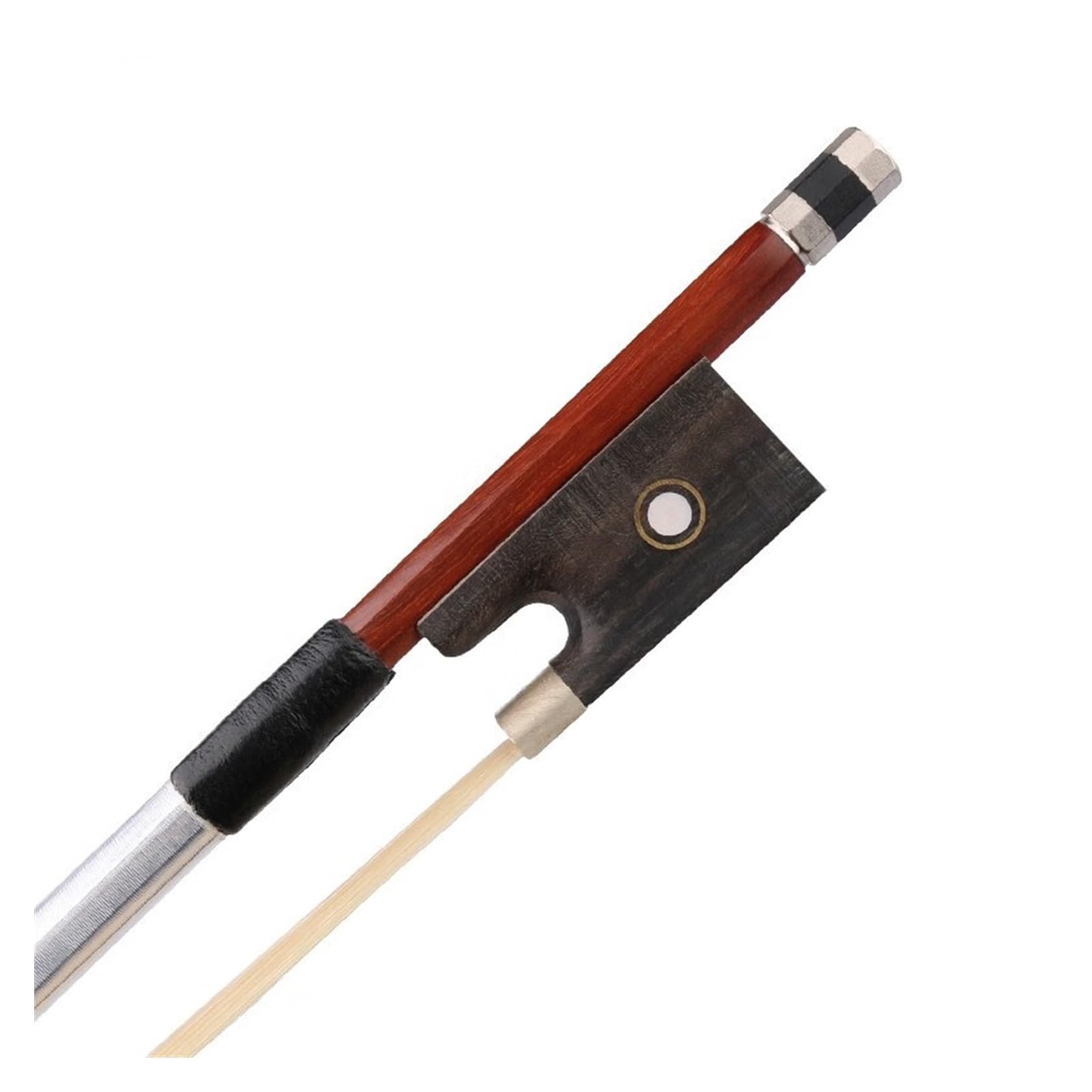 Archet De Violon Pour Pratique Archet De Violon En Bois De Santal Accessoires Pour Instruments De Musique Rond 1/16(Style 3 1/4)