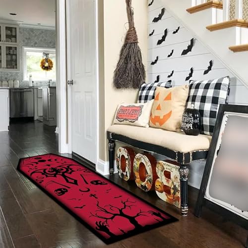 Alfombra de ataúd gótica Muzrunq suave de 50x130 cm para renovar suelos aburridos 6