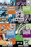All The Wrong Questions Collection 4 Books Set By Lemony Snicket (Who Could That Be at This Hour, When Did You See Her Last, Shouldn't You Be in School, Why Is This Night Different)