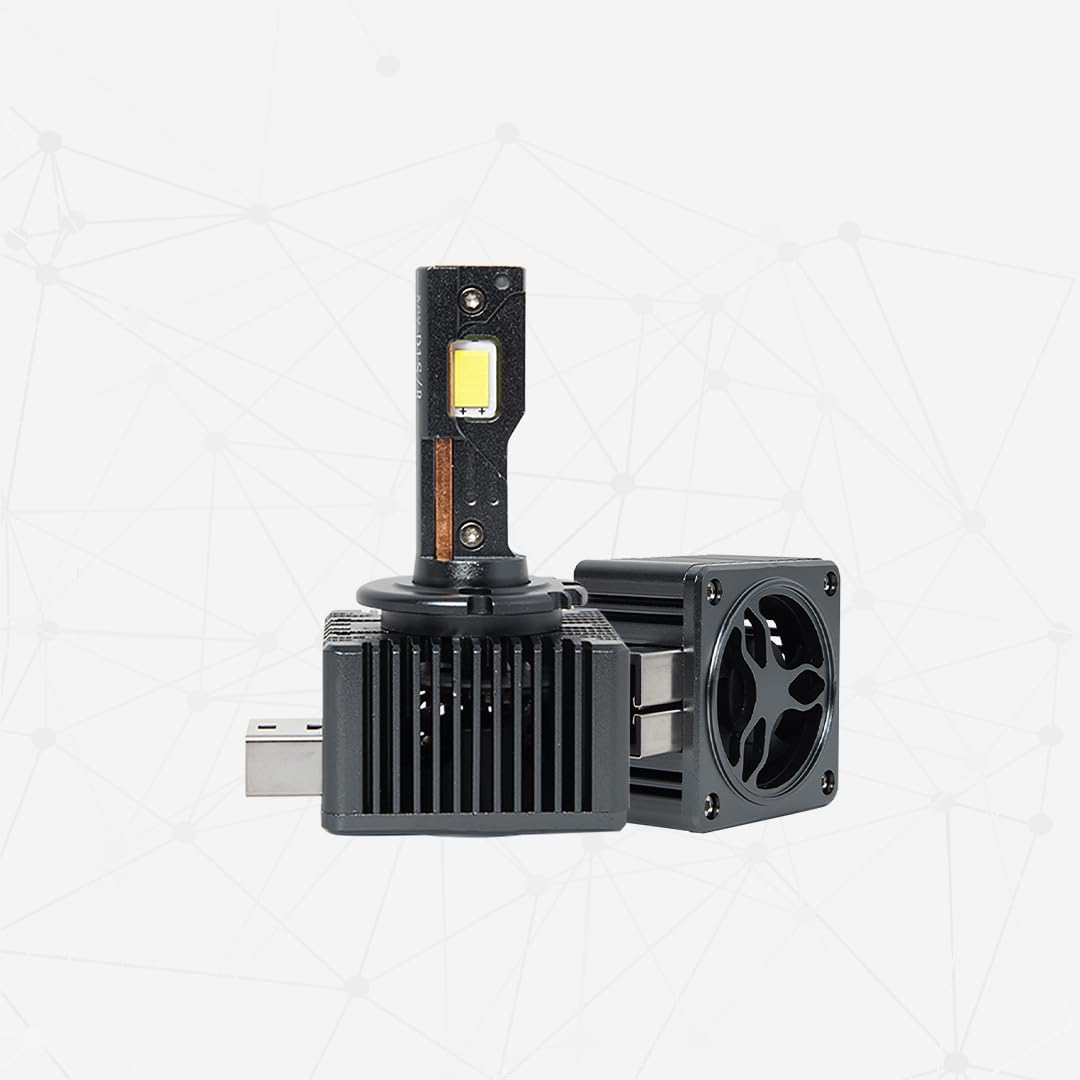 ASX Iluminación - Bombillas LED D1S/D1R para Faros Delanteros de Coche - Off Road, 24000LM Reales, 100W 9V-100V con Tecnología CANbus, Luz Blanca 6000K, Plug & Play, Pack 2 Unidades