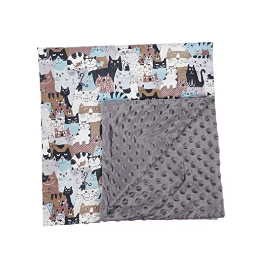 VICASKY Edredón de Aire Acondicionado para Gris Manta de Doble Cara para Mantita Bebe y Bebe Recien Nacido Ropa de Cama