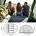 4 Person Easy Pop Up Tent, 9.5‘x6.6’x52'',Waterproof Automatic Setup Tent, 2 Doors-Instant Family Tents for Camping, Hiking & Traveling, Green