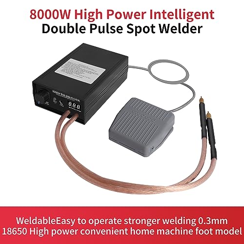 Soldador a ponto de 8000 W, soldador a ponto portátil, kit faça você mesmo para máquina de solda a p