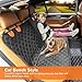 URPOWER Dog Car Seat Cover for Pets 100% Waterproof Seat Cover Hammock 600D Heavy Duty Scratch Proof Nonslip Durable Soft Back Seat Covers for Cars and SUVs